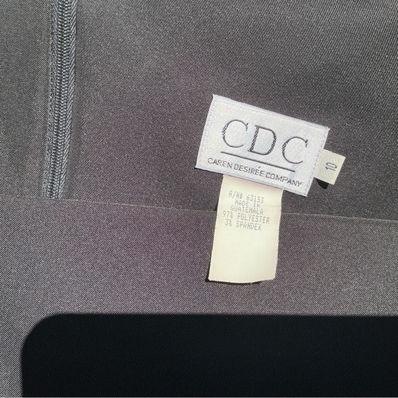 CDC Black Floral Dress - Picture 3 of 3